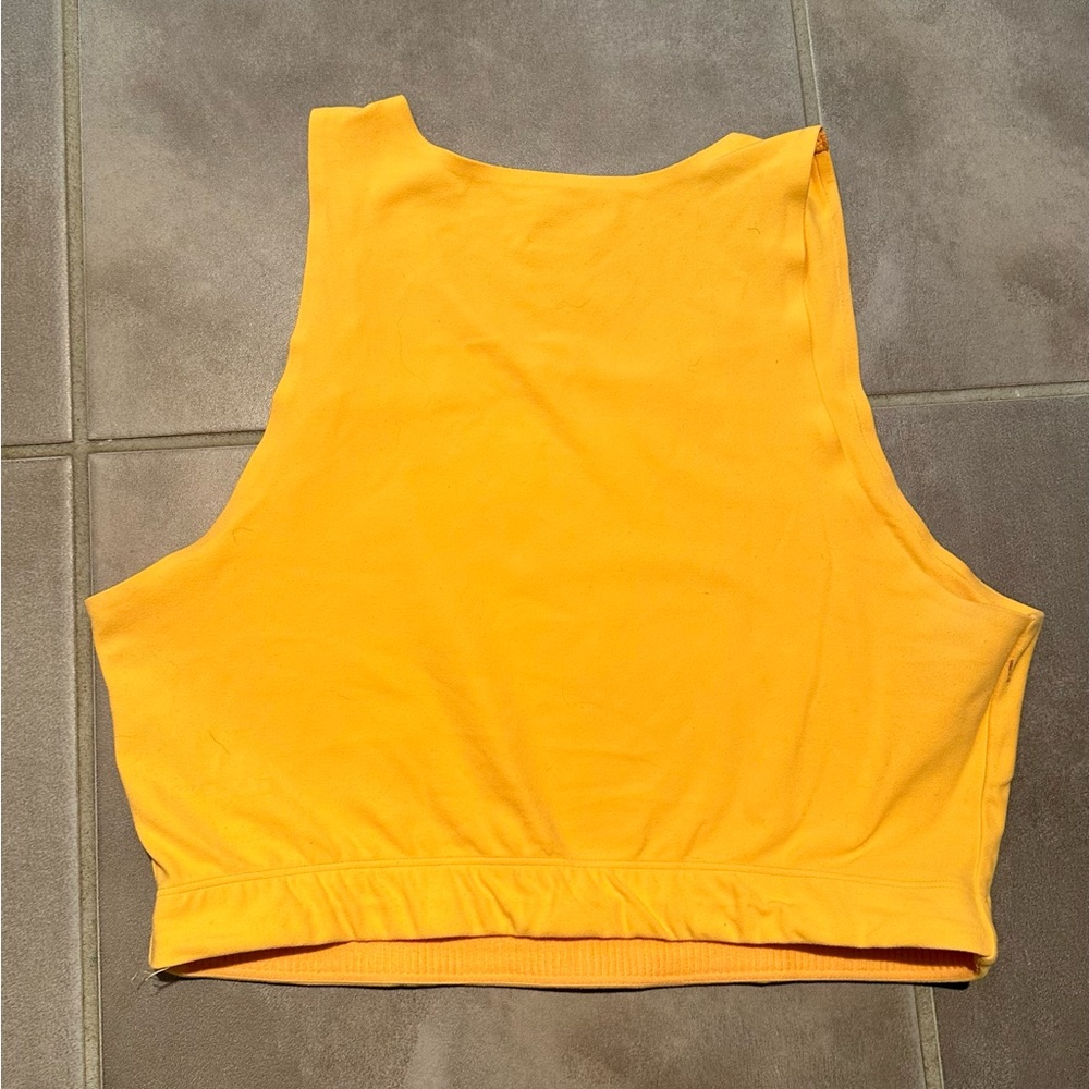 REI Co-Op Take Your Time Bra Top in Rustic Gold -M - Picture 8 of 9
